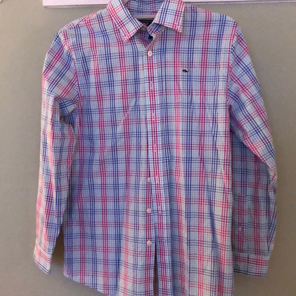 Boys long sleeve button down shirt